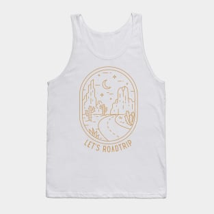 Let's Roadtrip Perfect Gift for Road Trip Lovers Tank Top